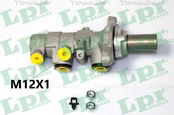 Тормозной цилиндр главный LPR (алюминий) для Volkswagen Golf VII 2012-2026. Артикул 6359