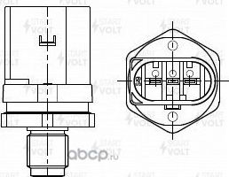 Датчик давления топлива StartVOLT. Артикул FPS 0024