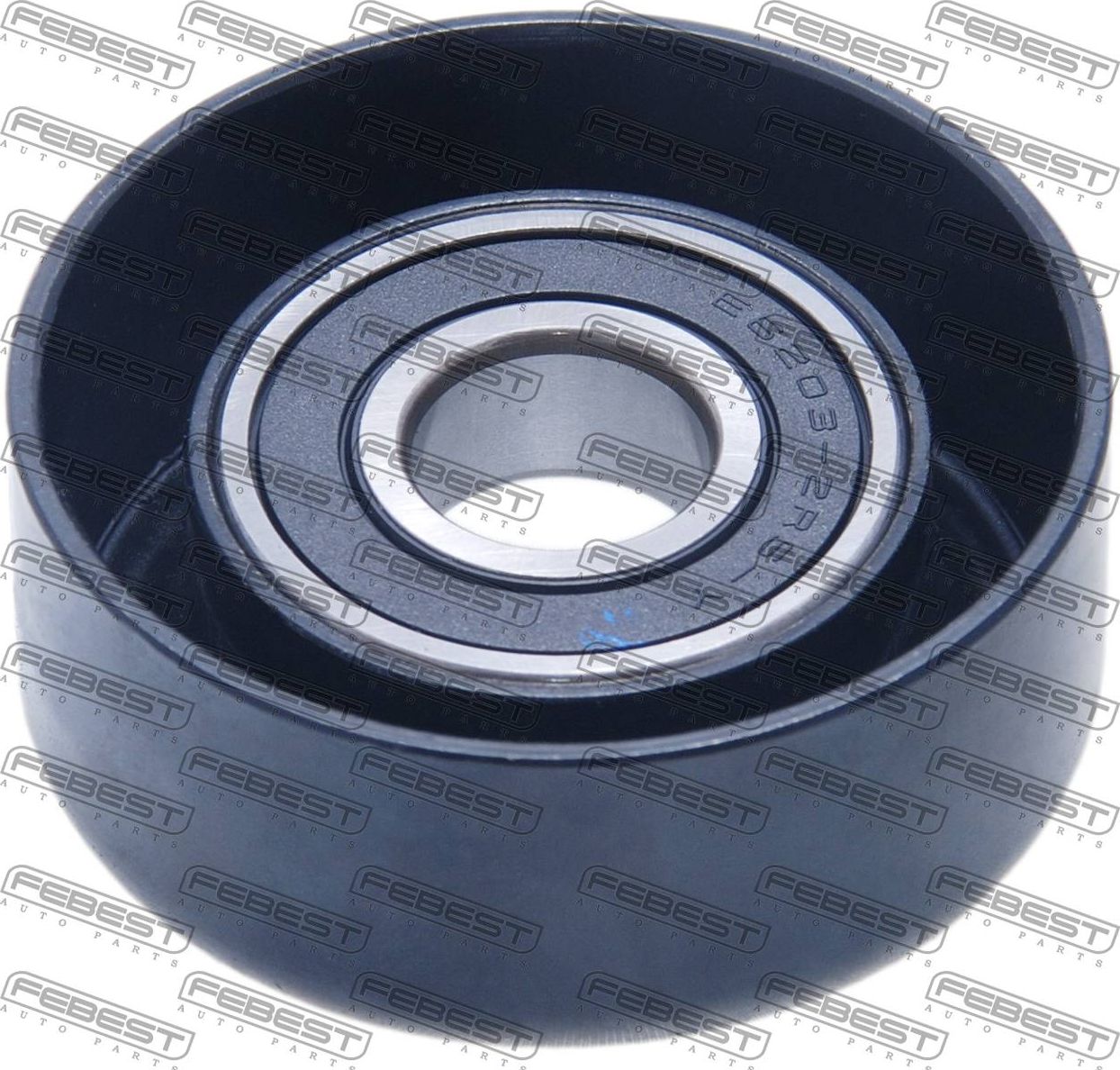 Натяжной ролик (натяжитель) приводного поликлинового ремня Febest. Артикул 1087-T250