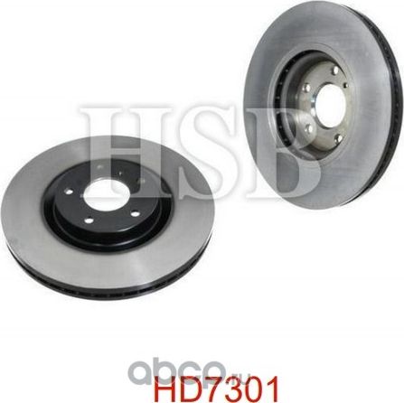 Диск тормозной передний NISSAN  MURANO (Z50) 05-, MURANO (Z51) 07 (HSB). Артикул HD7301