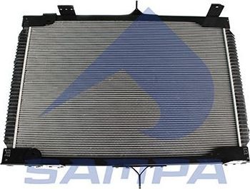 Радиатор охлаждения двигателя Sampa для IVECO Stralis 2006-2011. Артикул 061.426