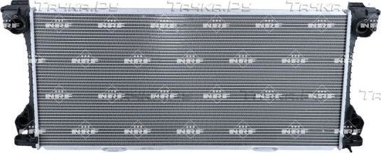 Радиатор охлаждения двигателя NRF (алюминий). Артикул 550248