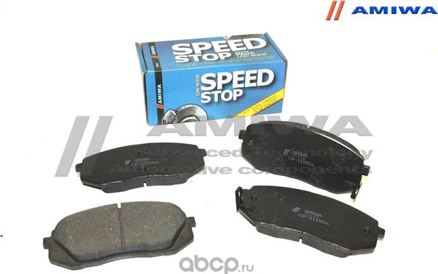 Колодки тормозные передние (Amiwa). Артикул CD11185S