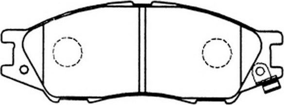 Тормозные колодки FIT передние для Nissan Almera Classic I 2006-2013. Артикул FP1193