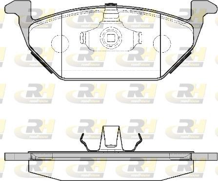 Тормозные колодки RoadHouse передние для Volkswagen New Beetle II (A5) 2011-2019. Артикул 2633.00