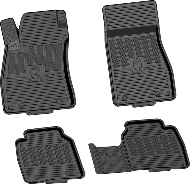 Коврики Rezkon резиновые для салона Nissan Sentra 2014-2017. Артикул 1025045100