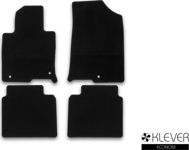 Коврики Klever Econom для салона Kia Optima IV седан 2016-2026. Артикул KLEVER01255301200k