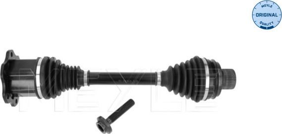 Полуось (привод в сборе, приводной вал) Meyle Original. Артикул 100 498 0830