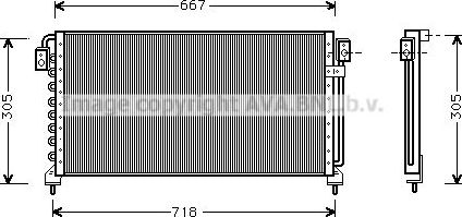 Вентилятор, мотор печки (отопителя) салона AVA. Артикул ST8505