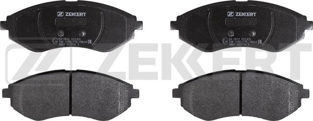 Тормозные колодки Zekkert передние для Daewoo Kalos 2002-2007. Артикул BS-2812