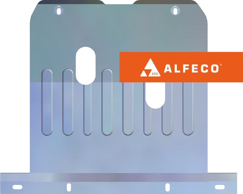 Защита алюминиевая Alfeco (4 мм) для картера Chevrolet Niva 2002-2020. Артикул ALF.03.07.2AL4