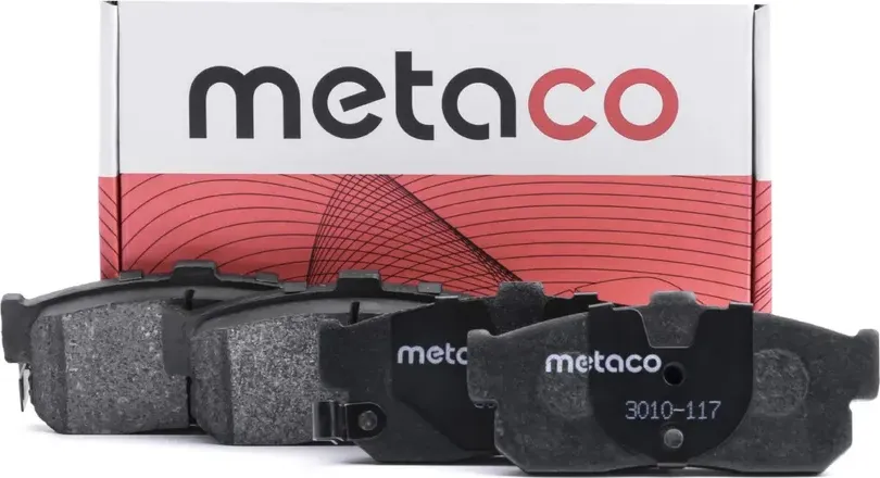 Колодки тормозные NISSAN ALMERA/PRIMERA/MAXIMA 92- задн. (Metaco). Артикул 3010117