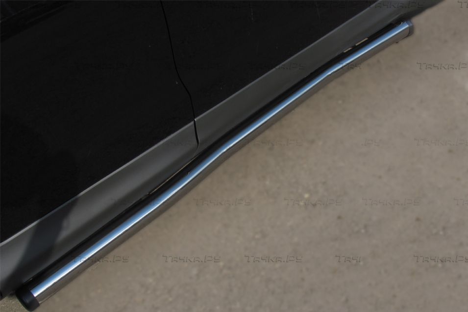 Защита порогов РусCталь труба d63 (вариант 2) для Honda CR-V IV до рестайлинга 2012-2015. Артикул HVT-0013402