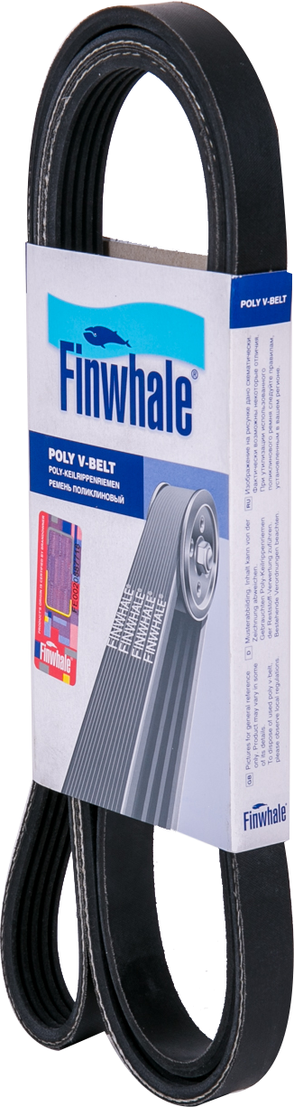 Приводной ремень поликлиновой Finwhale для Ford Focus III 2010-2019. Артикул BP6PK975