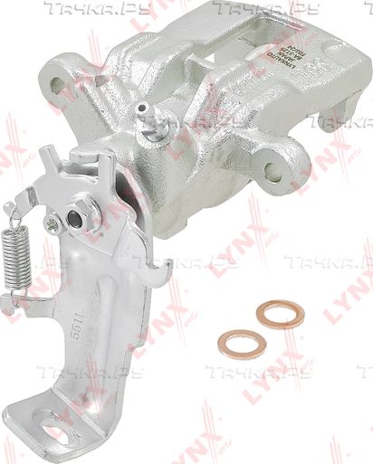 Тормозной суппорт LYNXauto задний левый для Nissan Almera N16 2000-2006. Артикул BA-3125