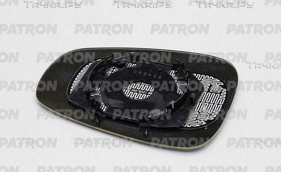 Зеркальное стекло бокового зеркала Patron. Артикул PMG0108G02