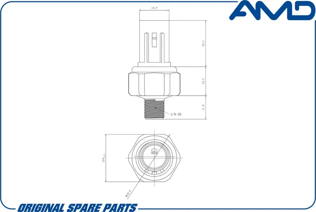 Датчик давления масла (AMD). Артикул AMDSEN229