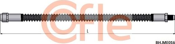 Тормозной шланг Cofle. Артикул 92.BH.ME016