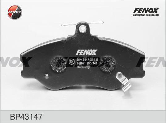 Тормозные колодки Fenox. Артикул BP43147