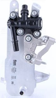 Радиатор масляный (маслоохладитель) для АКПП Nissens (алюминий). Артикул 91480