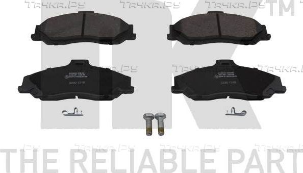 Тормозные колодки NK передние для Ford Ranger II 2006-2011. Артикул 223250