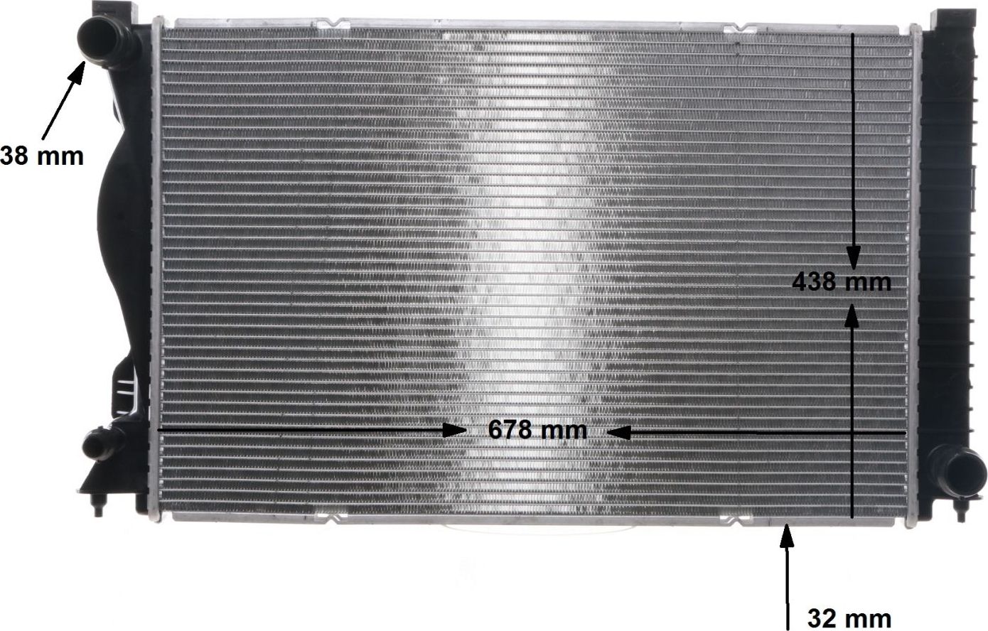 Радиатор охлаждения двигателя Mahle Behr. Артикул CR 978 000S