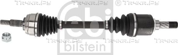 Полуось (привод в сборе, приводной вал) Febi Bilstein. Артикул 197548
