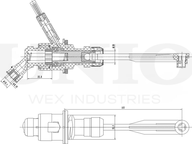 Цилиндр сцепления главный (Unio). Артикул BRC-10016