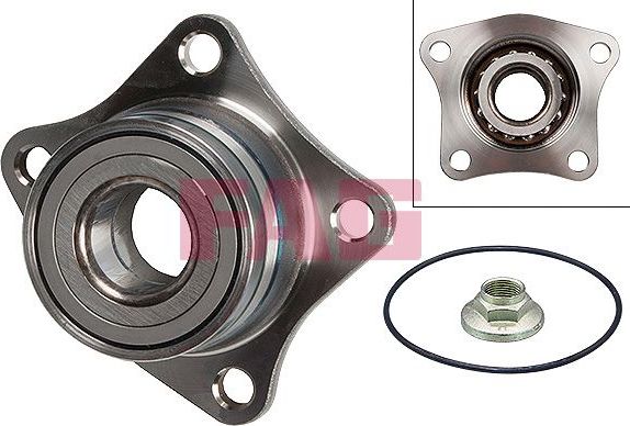 Ступица колеса с интегрированным подшипником Fag задняя для Toyota Sprinter Carib III 1995-2001. Артикул 713 6185 70