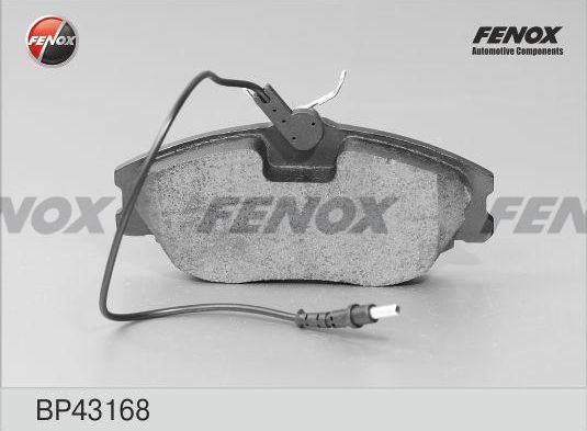 Тормозные колодки Fenox. Артикул BP43168