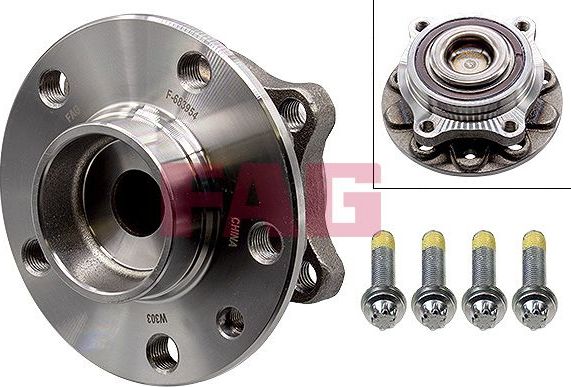 Ступичный подшипник (комплект) Fag задний для Alfa Romeo 159 2005-2012. Артикул 713 6063 70