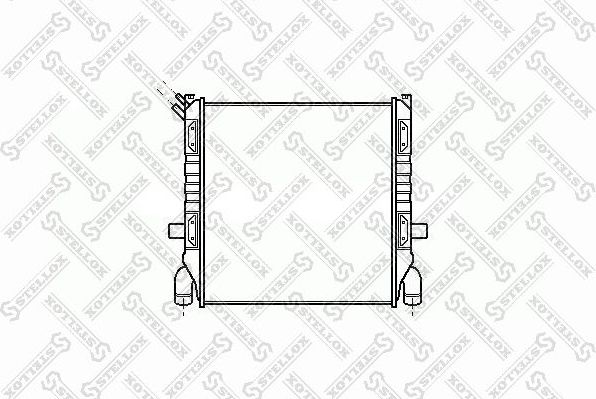 Радиатор охлаждения двигателя Stellox для Scania 3 1988-1996. Артикул 81-03325-SX