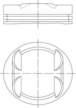 Поршень Mahle для Audi A6 III (C6) 2004-2008. Артикул 033 18 01
