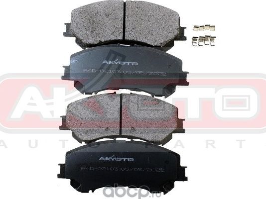 Колодки тормозные NISSAN X-TRAIL 13- передн. (Asva). Артикул AKD02103