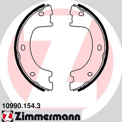Тормозные колодки (стояночная тормозная система) Zimmermann. Артикул 10990.154.3