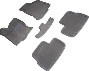 Коврики Seintex 3D ворсовые для салона Datsun mi-DO 2015-2020 СЕРЫЕ. Артикул 91866