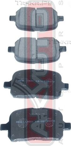 Тормозные колодки Akyoto Packing AKYOTO передние для Lexus ES III 1996-2001. Артикул AKD-1401