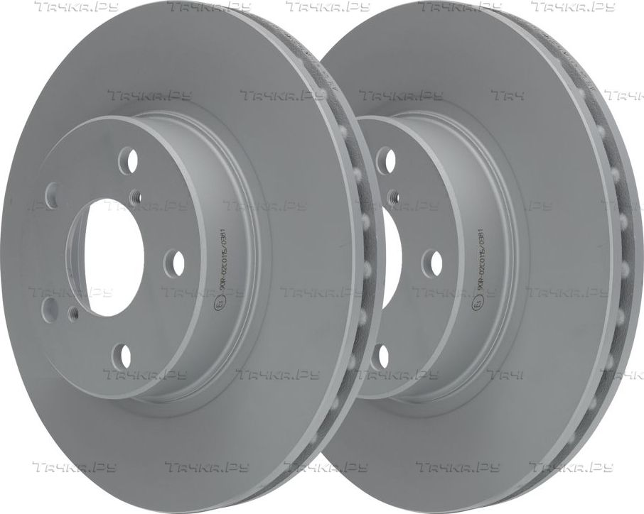 Тормозной диск ATE передний для Subaru Legacy I 1989-1993. Артикул 24.0124-0141.1