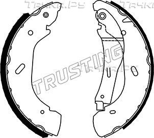 Тормозные колодки Trusting задние для Ford Transit Torneo VI 2000-2006. Артикул 040.147
