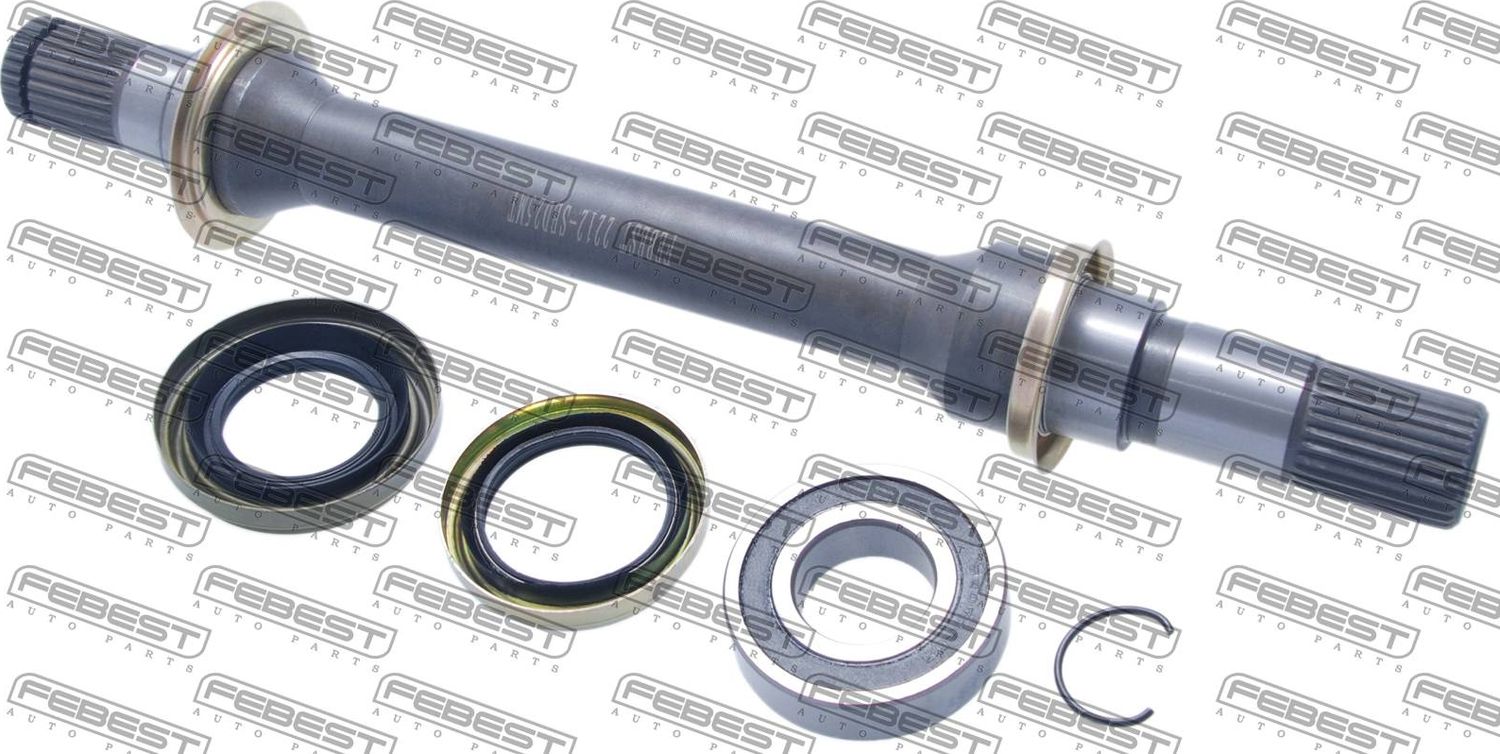 Полуось (привод в сборе, приводной вал) Febest. Артикул 2212-SED25MT