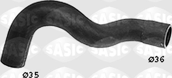 Патрубок радиатора (системы охлаждения) Sasic. Артикул SWH6666