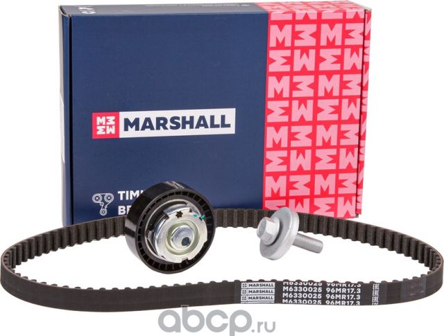Комплект ГРМ Lada Largus 12- Renault Logan I 04-, Logan II 14-, Sandero I 09-, (Marshall) Marshall. Артикул M6330025