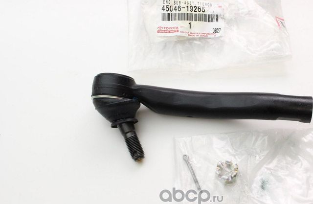 Наконечник рулевой тяги Toyota для Toyota Matrix II (E140) 2008-2014. Артикул 4504619265