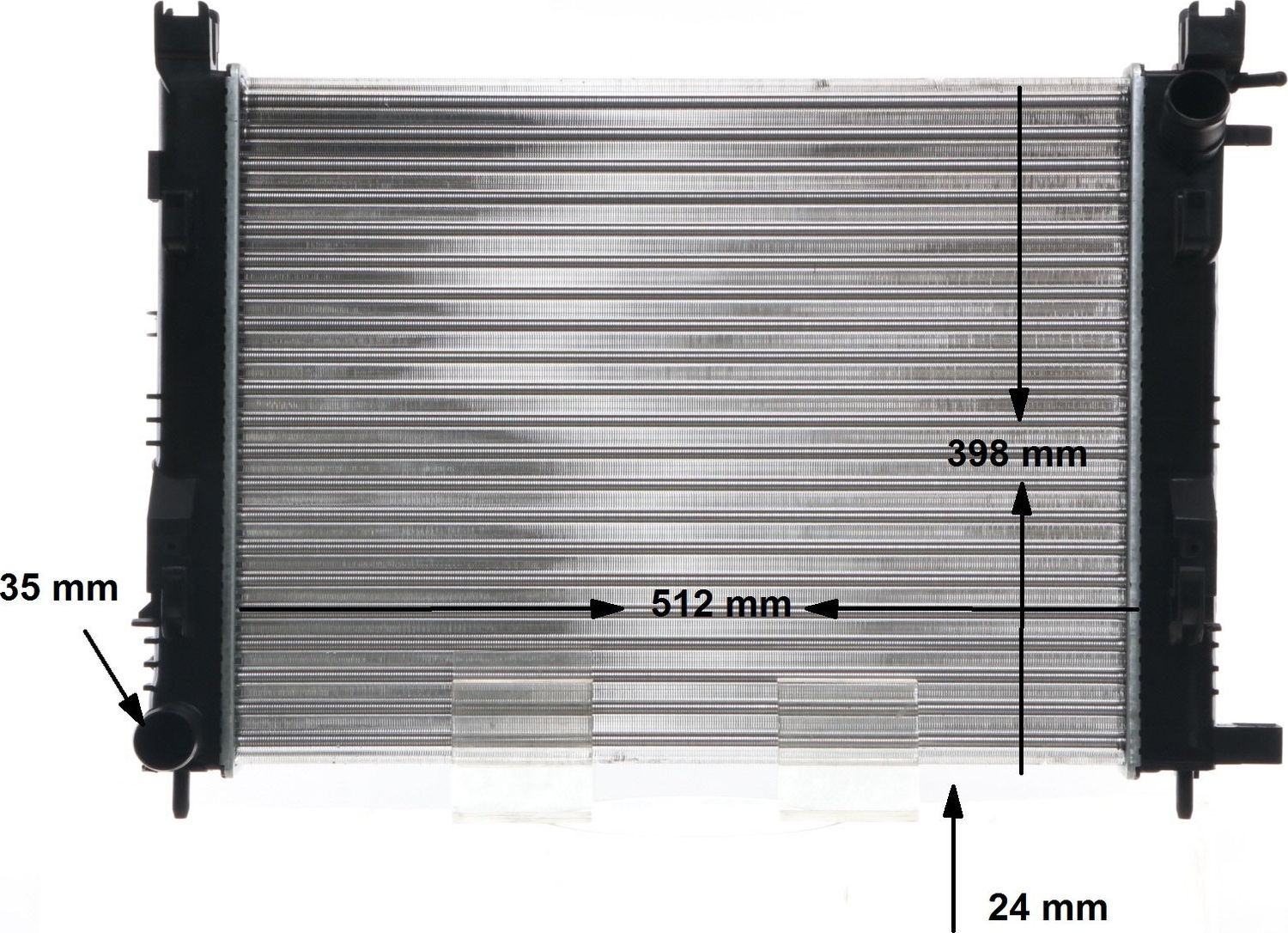 Радиатор охлаждения двигателя Mahle Behr. Артикул CR 2166 001S