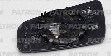 Зеркальное стекло бокового зеркала Patron правое для Opel Zafira B 2005-2008. Артикул PMG2825G02
