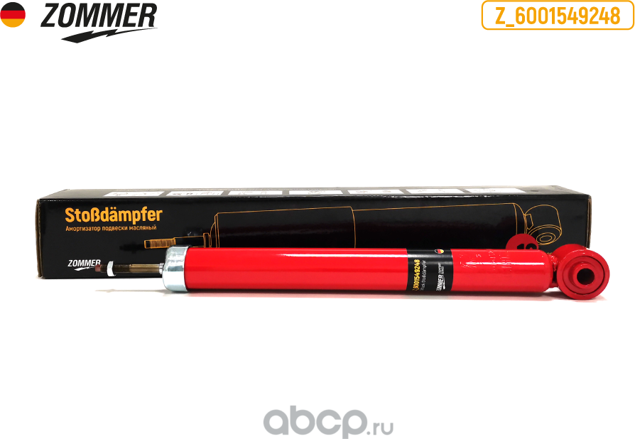 АМОРТИЗАТОР ПОДВЕСКИ ЛАДА ЛАРГУС ЗАД МАСЛ (Z_6001549248) ZOMMER. Артикул Z6001549248