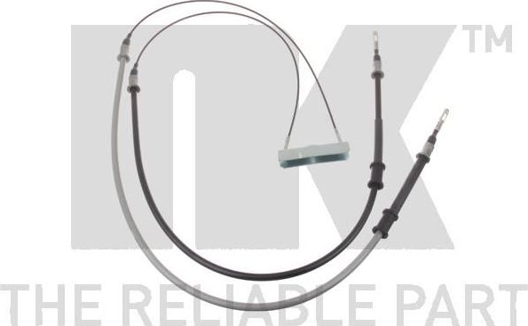Трос ручника (тросик ручного тормоза) NK. Артикул 903669