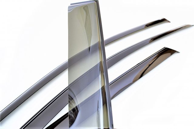 Дефлекторы Cobra Tuning для окон Audi Q5 5 дв. (8R) 2008-2012 Прозрачные. Артикул AC10408