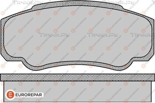 Тормозные колодки Eurorepar. Артикул 1617281780