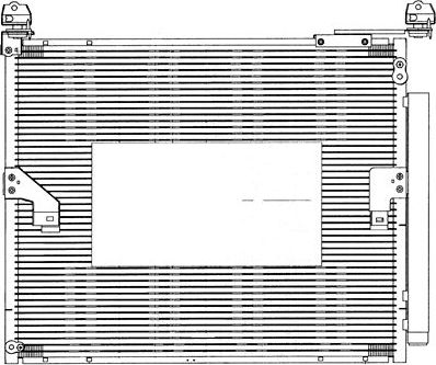 Радиатор кондиционера (конденсатор) Sakura для Toyota 4Runner V 2010-2026. Артикул 5271-9801
